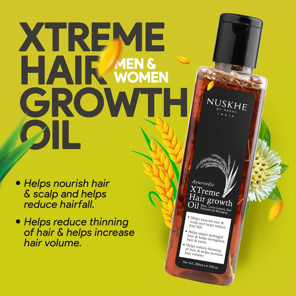 XTreme Hair Growth Oil - 20 ayurvedic ingredients in one bottle –  studdmuffynlife