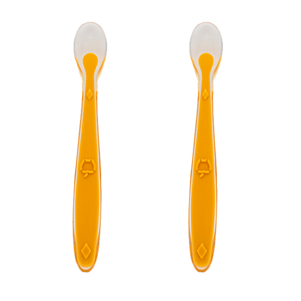 Munchkin Training Spoons, Silicone, Gentle Scoop - 2 spoons