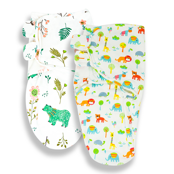 Callowesse Newborn Baby Swaddle - 0-3 Months - Starry Night - Pack of 2