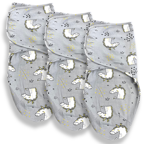 Callowesse Newborn Baby Swaddle - 0-3 Months - Bunny Buddies - Pack of
