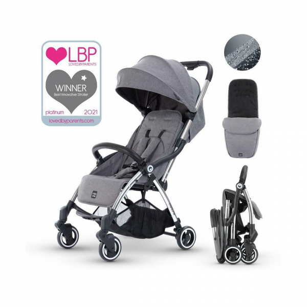 Kinderkraft Nubi Stroller, Birds, Compact Stroller