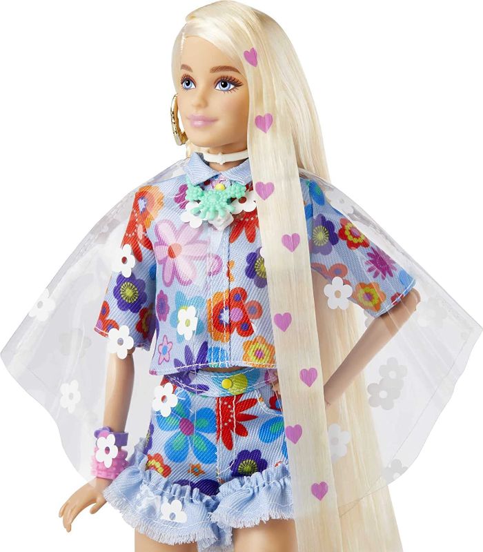 Alarmerende ordbog zebra Barbie Extra Doll #12 in Floral 2-Piece Fashion & Accessories, with Pe|  Campa's Toy Shop