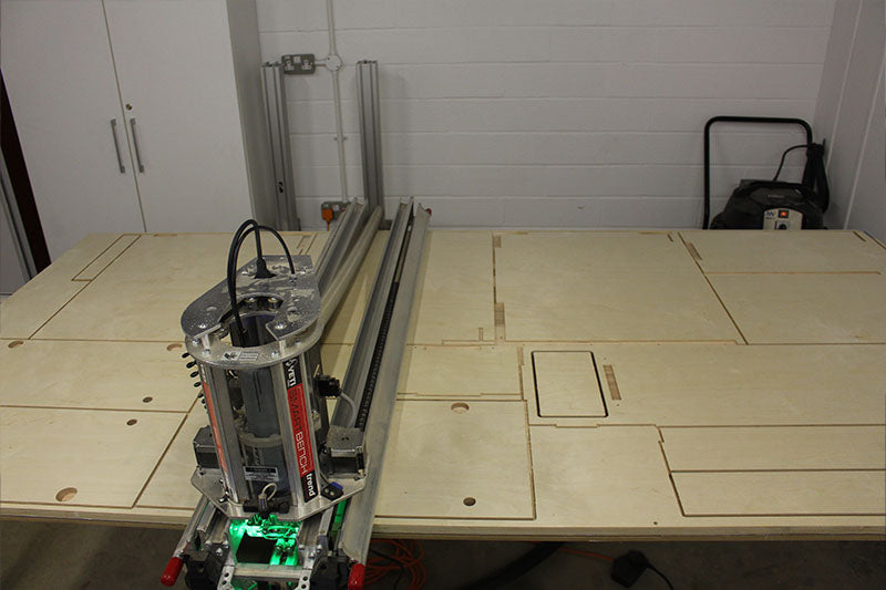 Mercedes Vito furniture cutting with CNC Machine