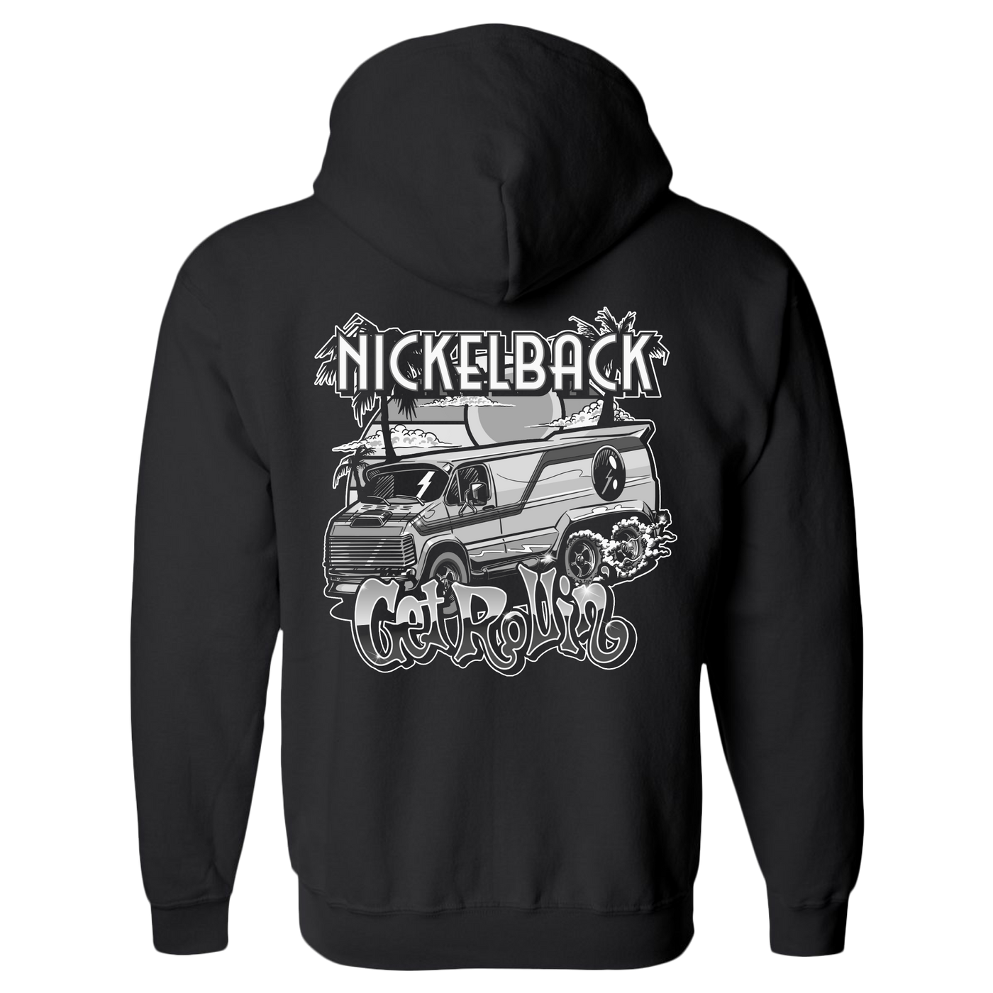 Nickelback Logo Black Pullover Hoodie Nickelback Official