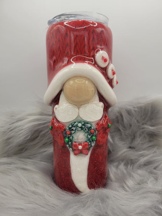 Christmas Gnomes Tumbler with Straw - Gnome Tumbler - Christ - Inspire  Uplift