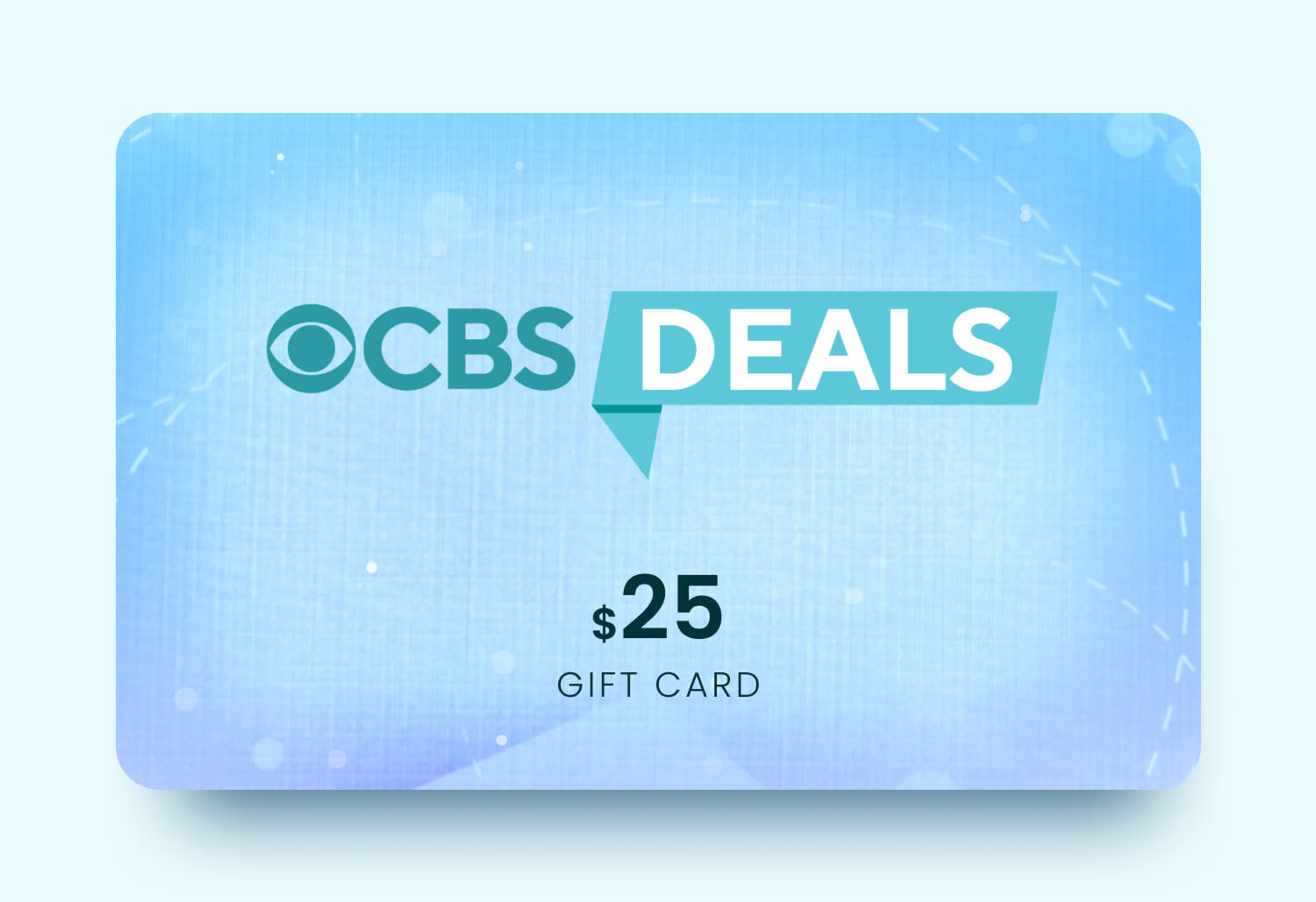 CBS Deals Gift Card CBS Deals