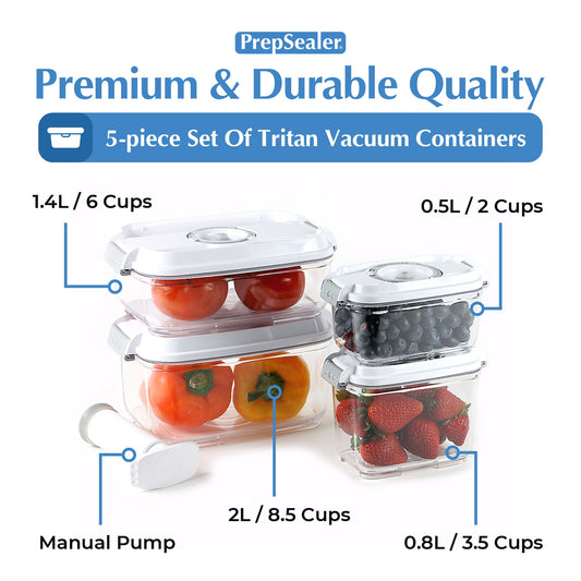 Vacuum Sealer Bowl Container, 1 Liter – Pyle USA