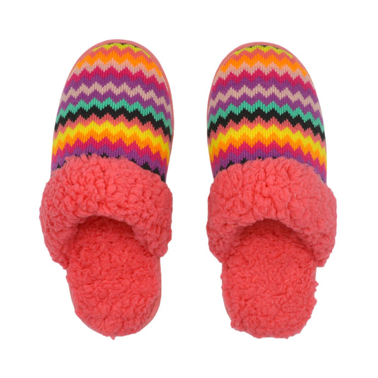 Chenille Creekside Slide Slippers | Pink