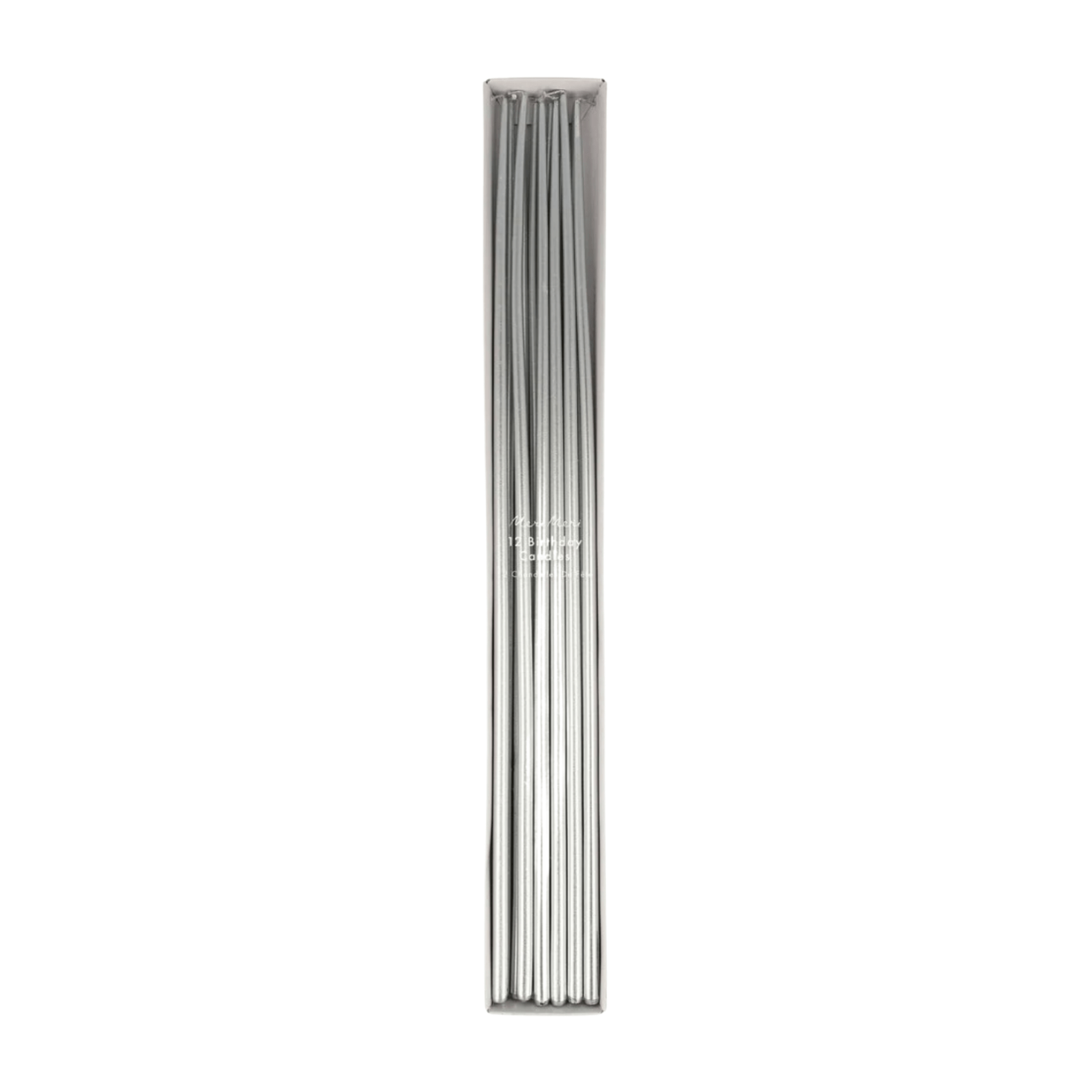 Silver Tall Tapered Candles - Brentwood General Store product image