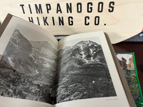 Photo of Mount Timpanogos inside the book, Timpanogos: Wonder Mountain