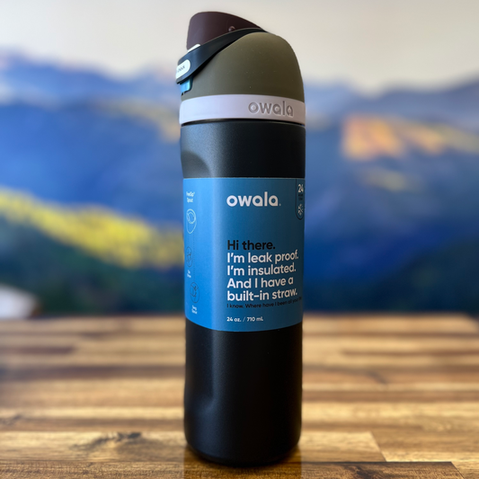 Owala FreeSip® 24oz Stainless Steel Water Bottle in Neon Sage