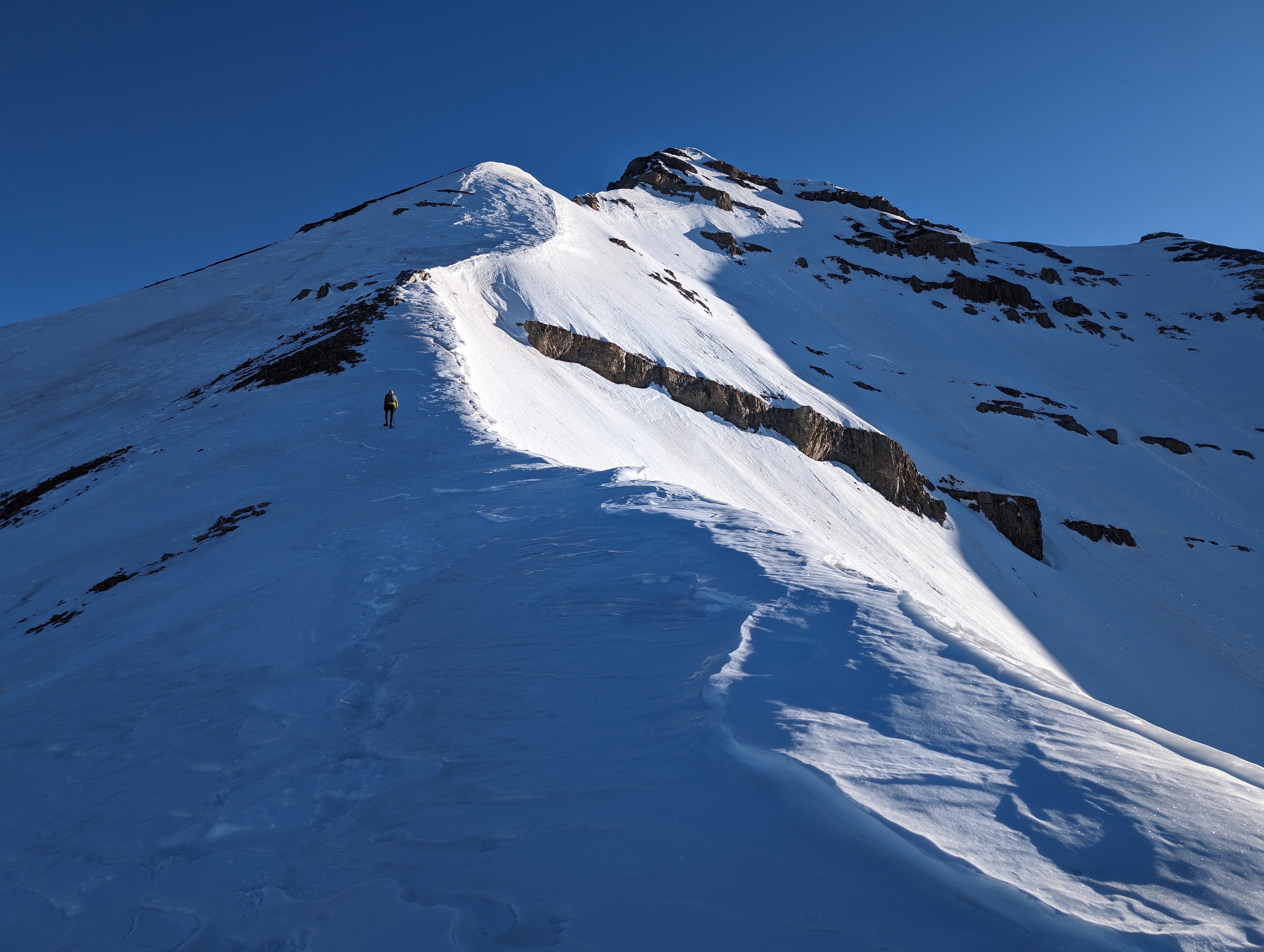 Ascending Mount Timpanogos via Everest Ridge