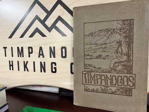 Picture of first edition of Timpanogos, a collection by Eugene "Timp" Roberts