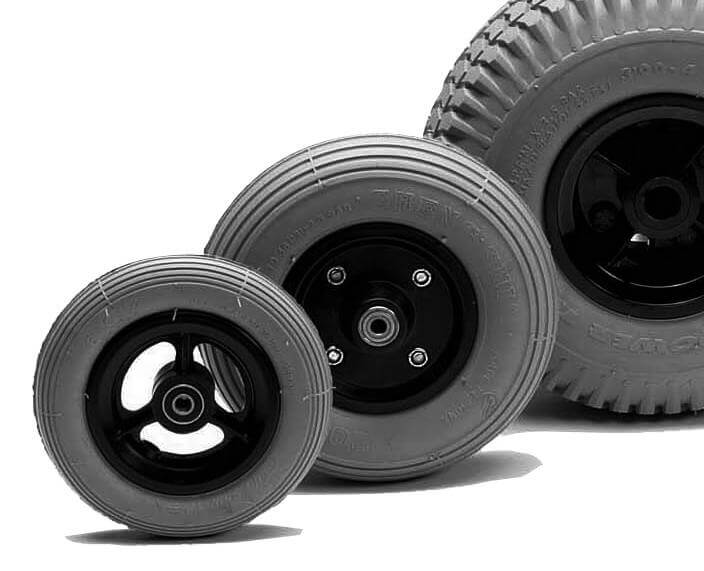 mobility scooter wheel type