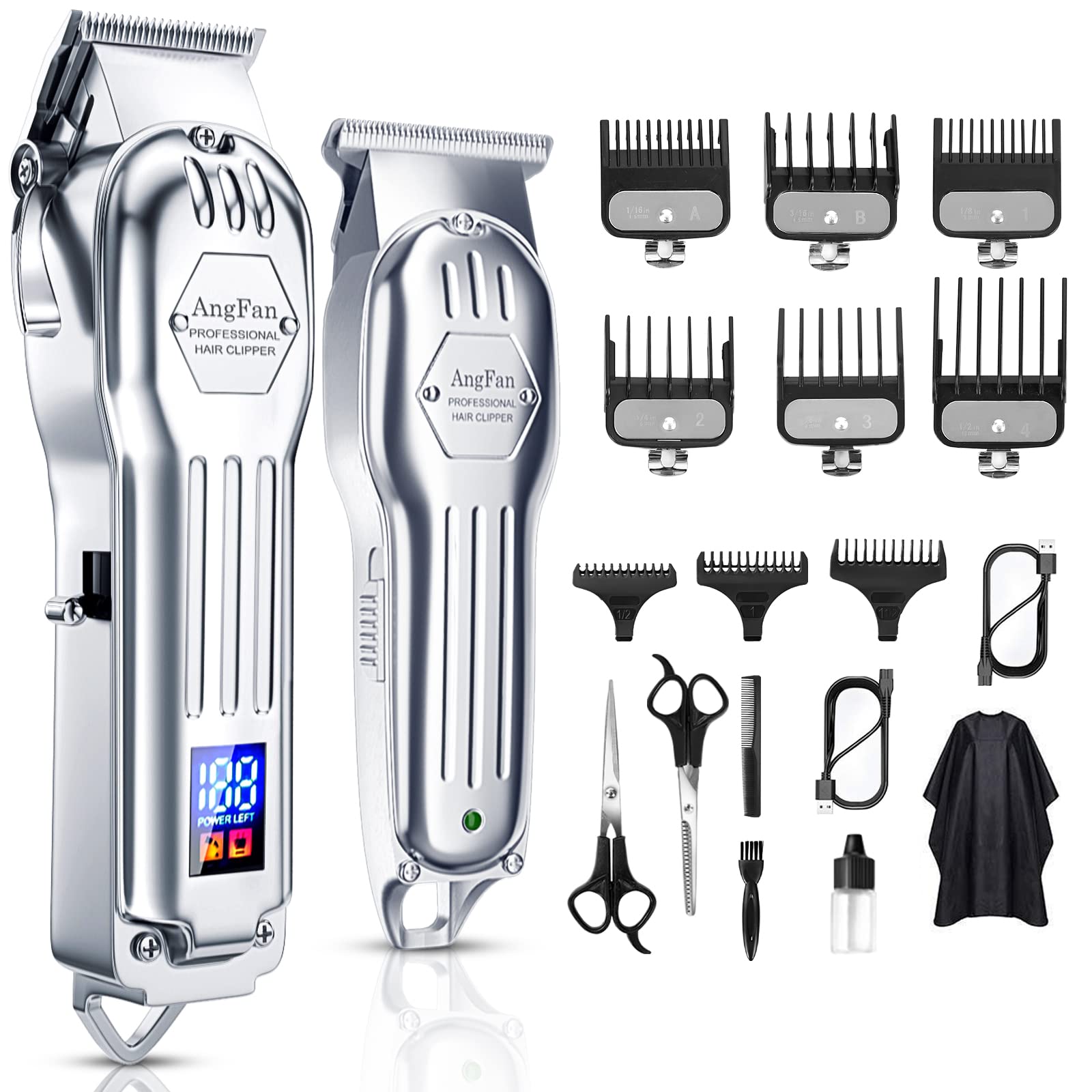 Professional Hair Clippers for Men Zero Gapped Cordless Barber