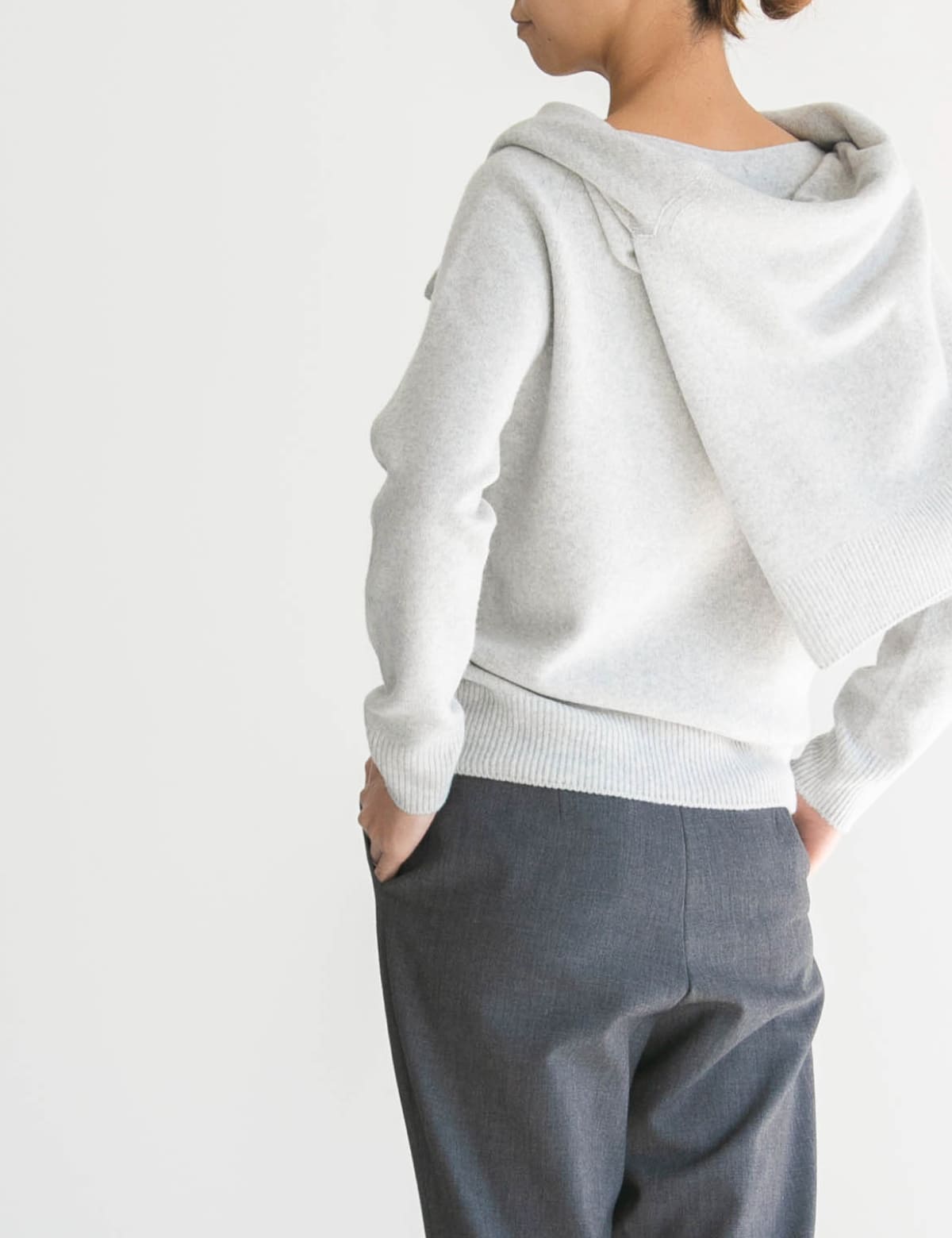 Merino wool v-neck sweater