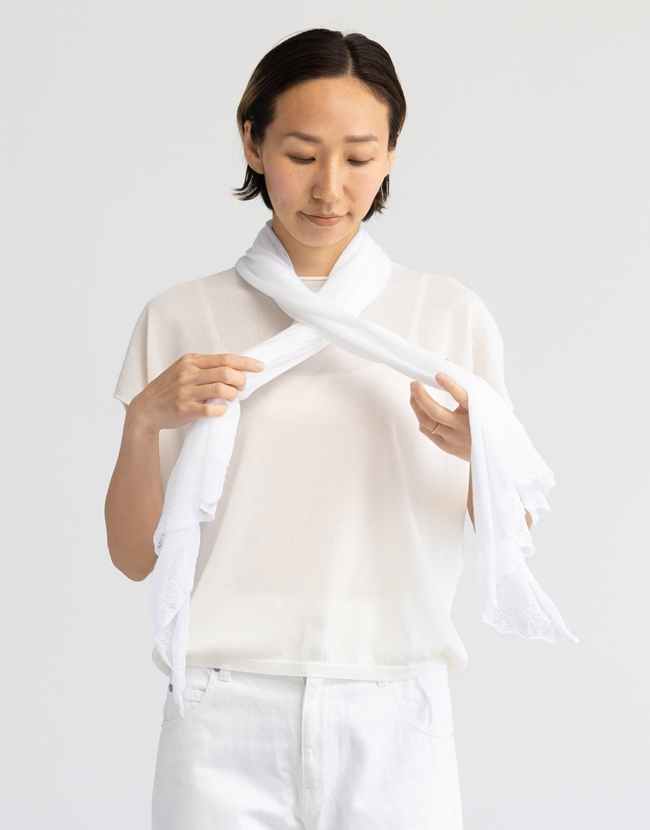 2. 前でクロス