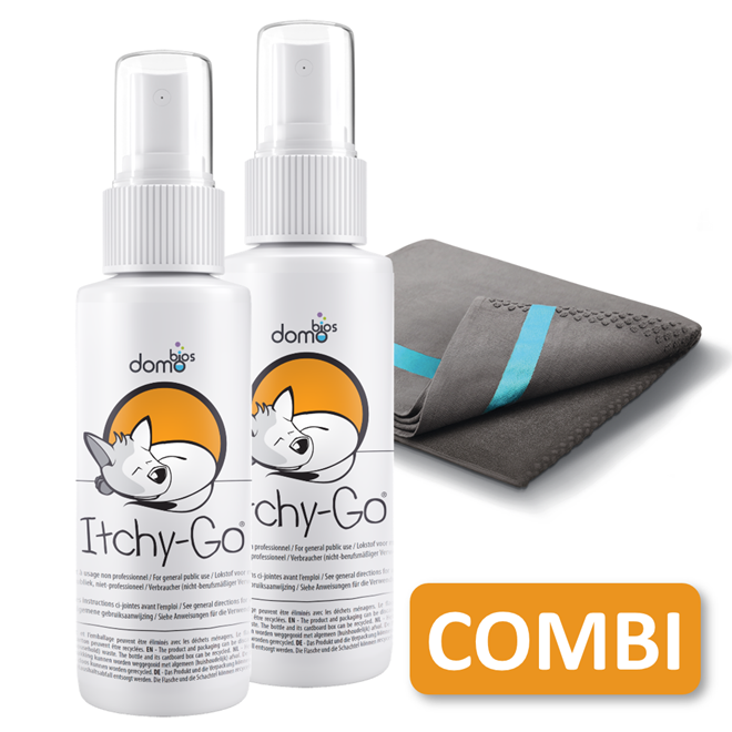 ItchyGo® combi-pack 2x50 mL + textile - Webshop ExAller product image