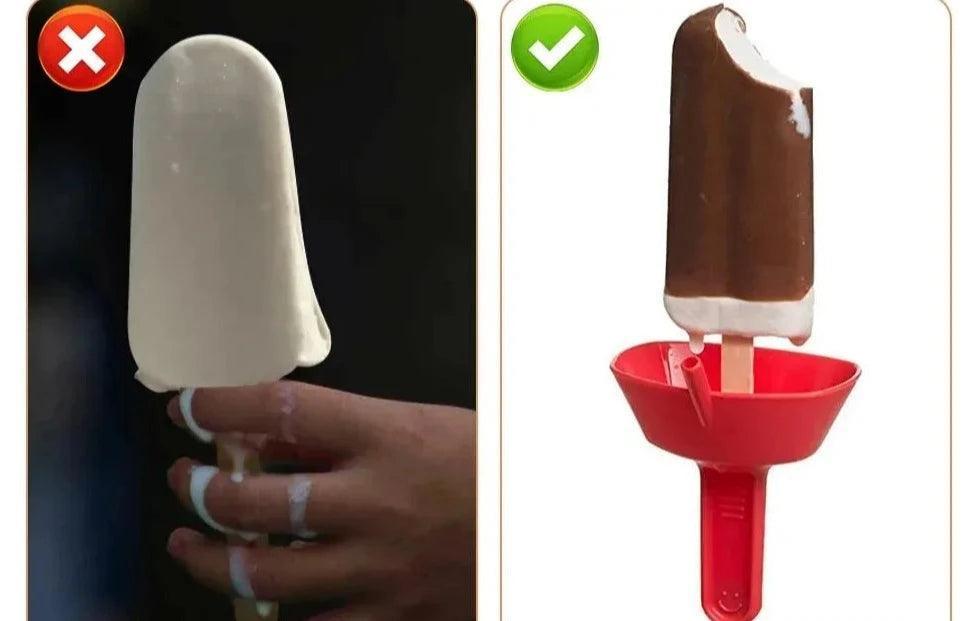 תמונה של מחזיק גלידה ללא טיפות ולכלוך