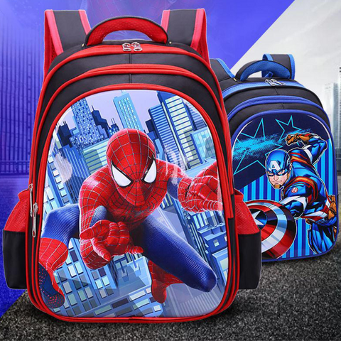  Cartable Spiderman - Sac à Dos Enfant - Ecole
