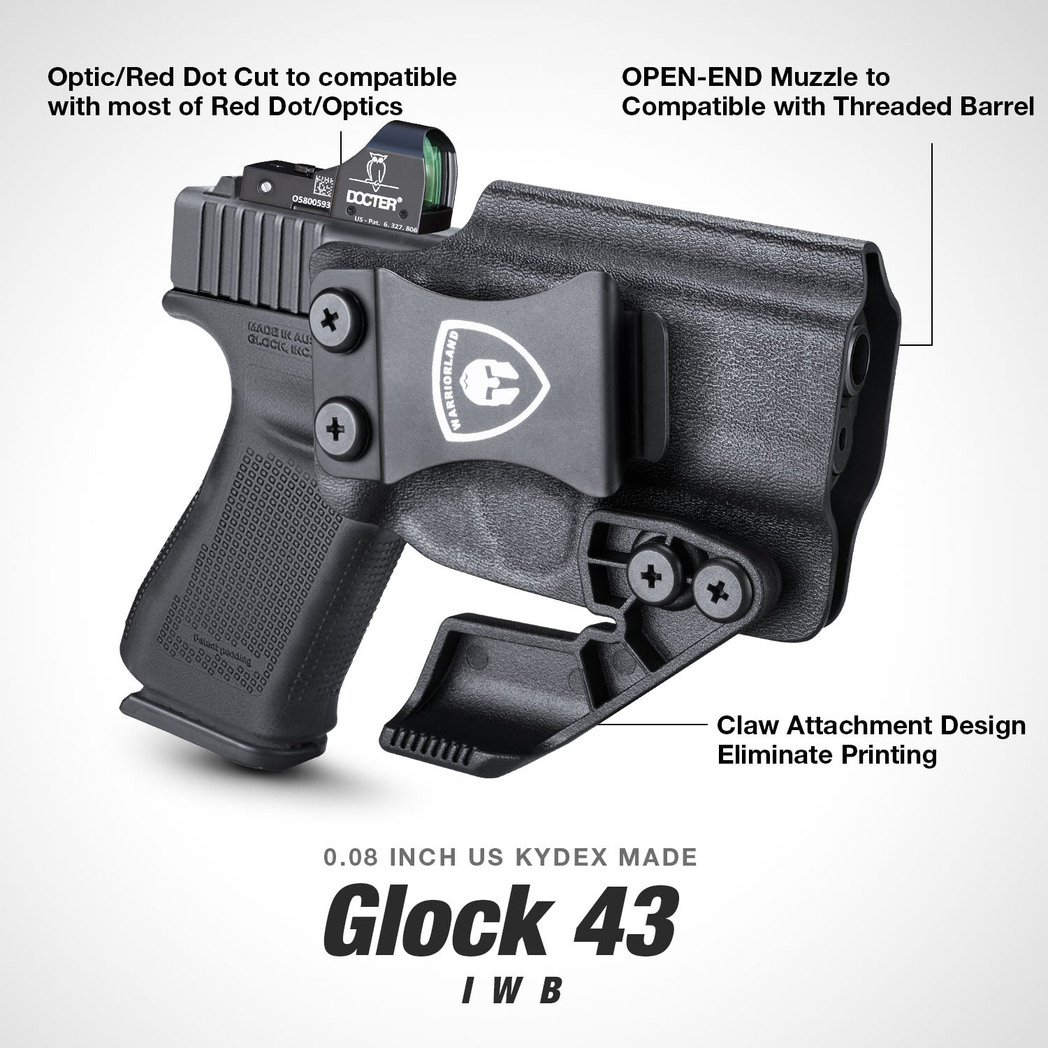 Glock 43x With Red Dot