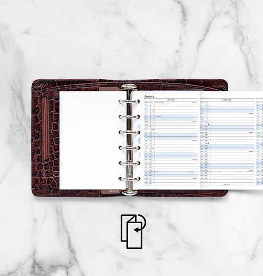 Vertical Year Planner - Personal 2024 English