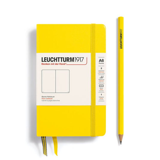 Leuchtturm1917 A6 Pocket Hardcover Dotted Notebook - Black