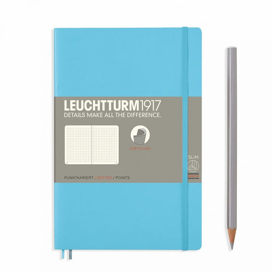 Leuchtturm1917 Bullet Journal Edition Notebook Nordic Blue A5, Dotted