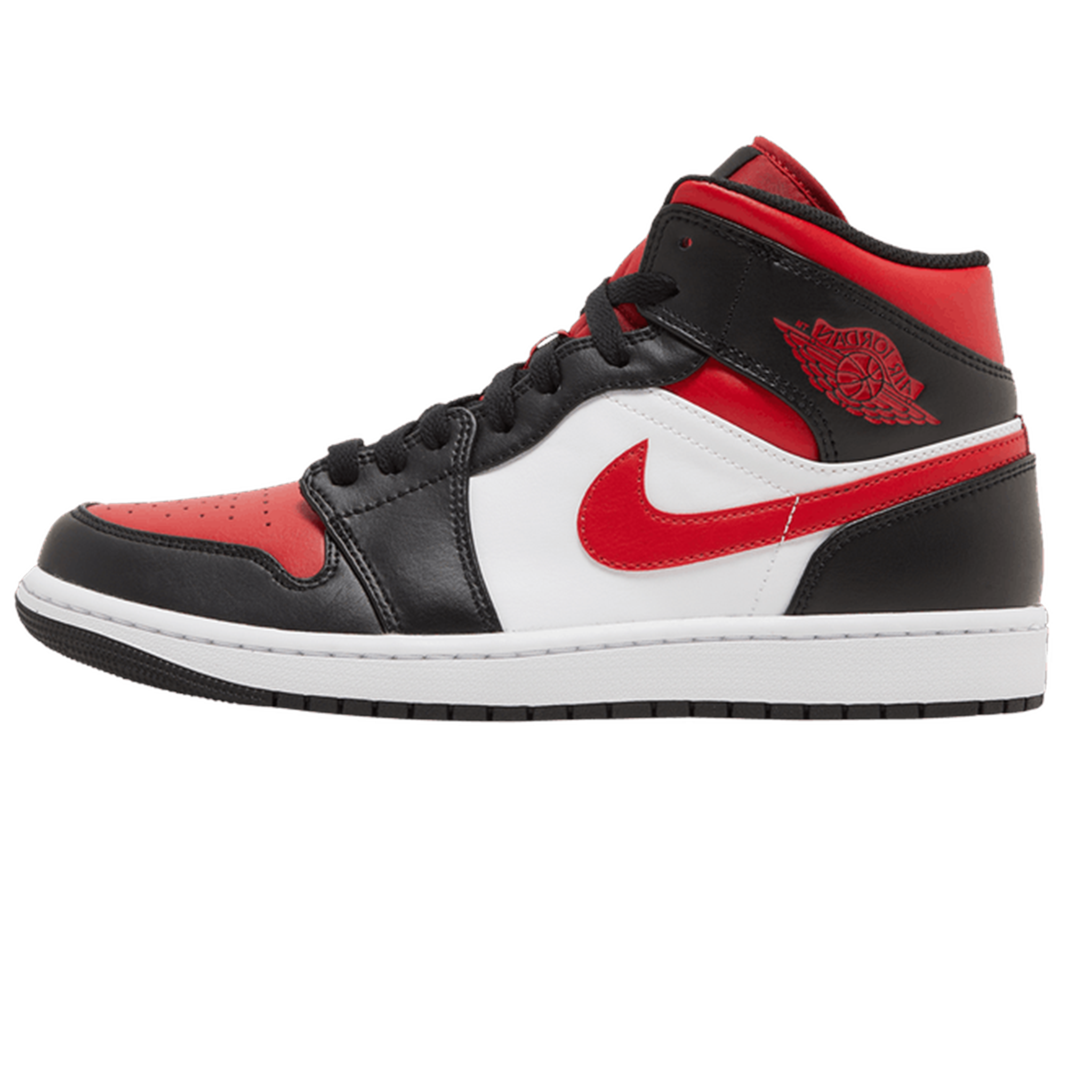 Air Jordan 1 Mid White Black Red – Viper Soles