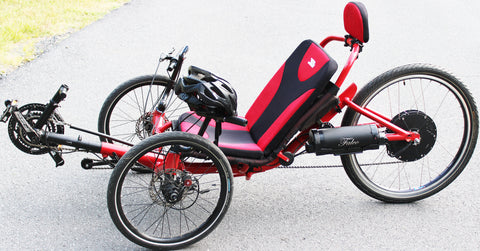 F1 Tadpole Recumbent Trike with Electric Assist