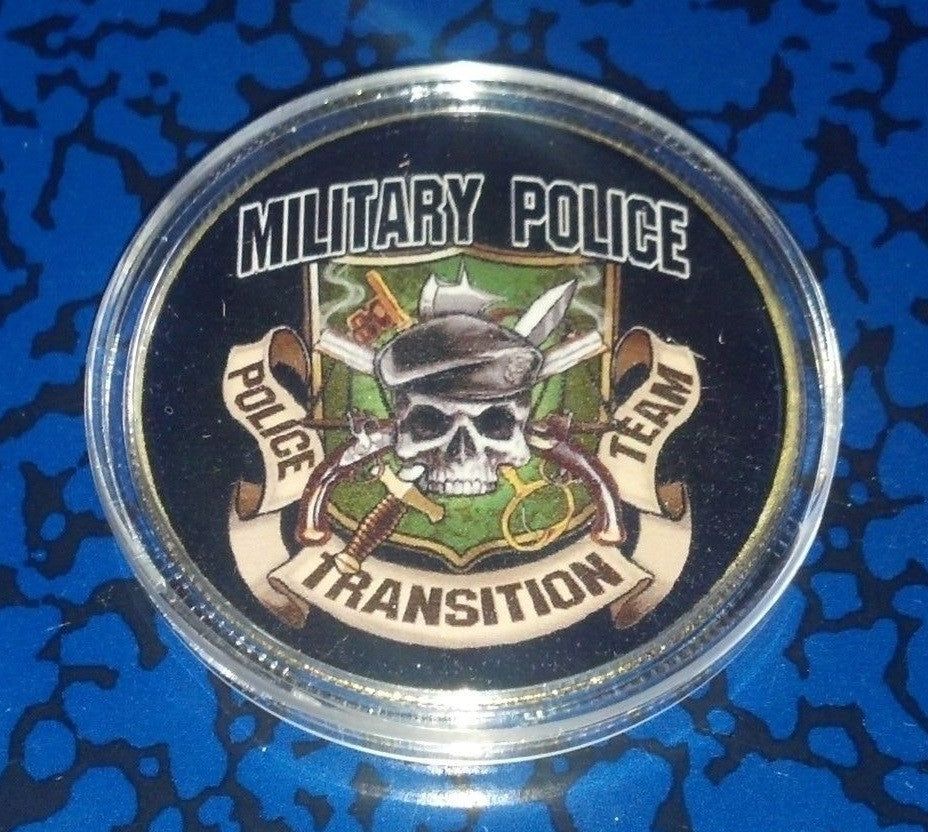 military police logo skull