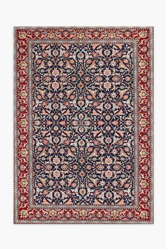 RugItAll Paisley Flow Red & Burgundy Rug, recommended for Labrador Retriever