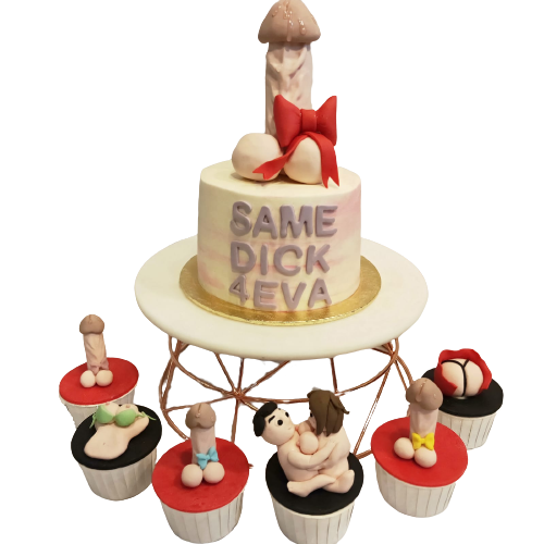 Vintage Bachelorette Party Erotic 11 Penis Cake Pan Baking Gay ￼Interest