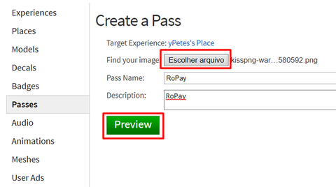 Como fazer um GAMEPASS no ROBLOX ( Ganhar ROBUX com o jogo do