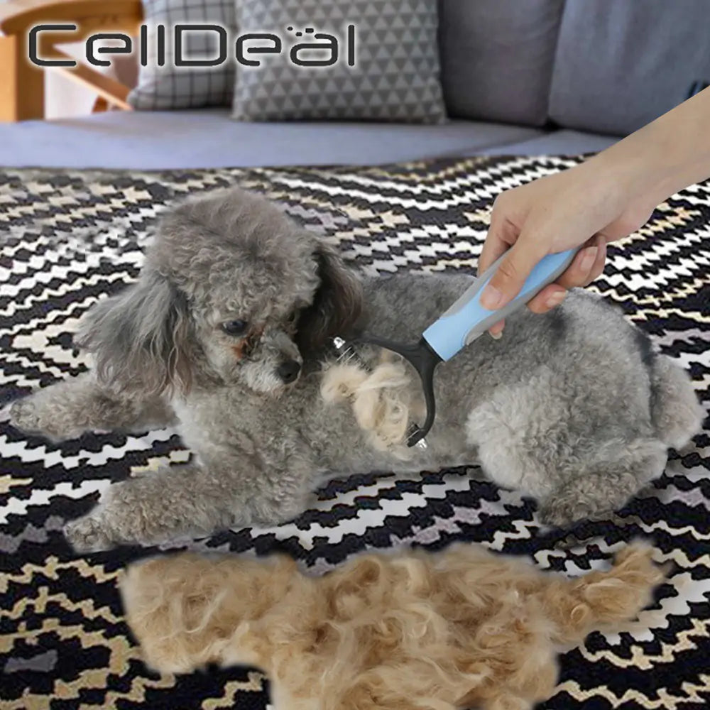 Pet Hair Grooming Tool For Dogs & Cats