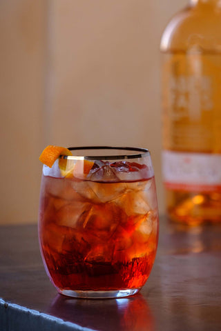 Marmalade Negroni cocktail Aber falls orange marmalade gin