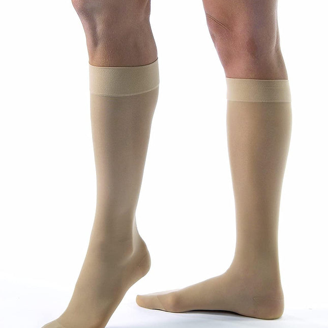 Jobst Mild Compression Ultra sheer Support  Knee High, Closed Toe, 8- –  Tricare Medical