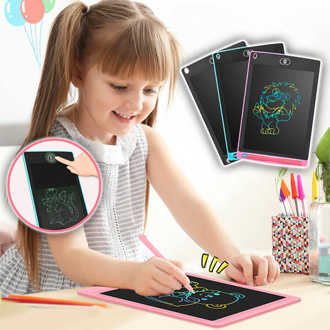 JOEAIS Tablette Enfants Dessin LCD 8,5 Pouces, Tablette Graphique Ecriture  Portable pour écrire à la Main, Gribouiller et Dessiner, Cadeau Ardoise