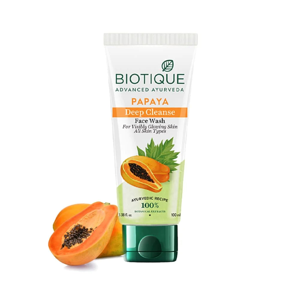 Biotique Papaya Deep Cleanse face wash