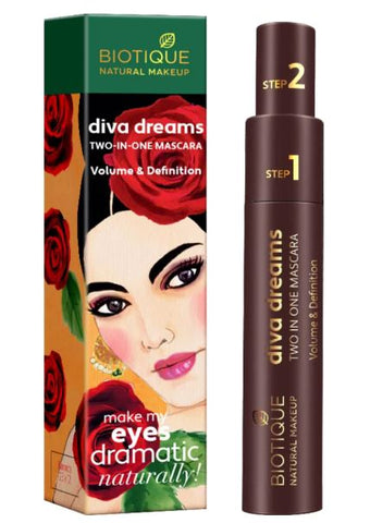 Biotique Natural Makeup Diva Dreams Two In One Mascara