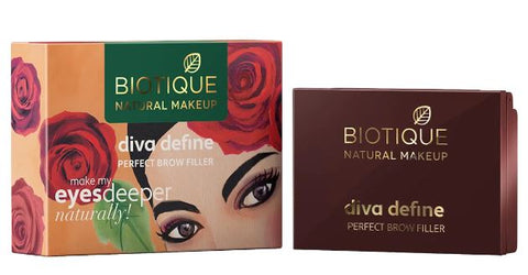 Biotique Natural Makeup Diva Define Perfect Brow Filler, Mocha Espresso