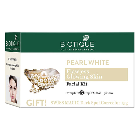 Pearl White Flawless Glowing Skin Facial Kit