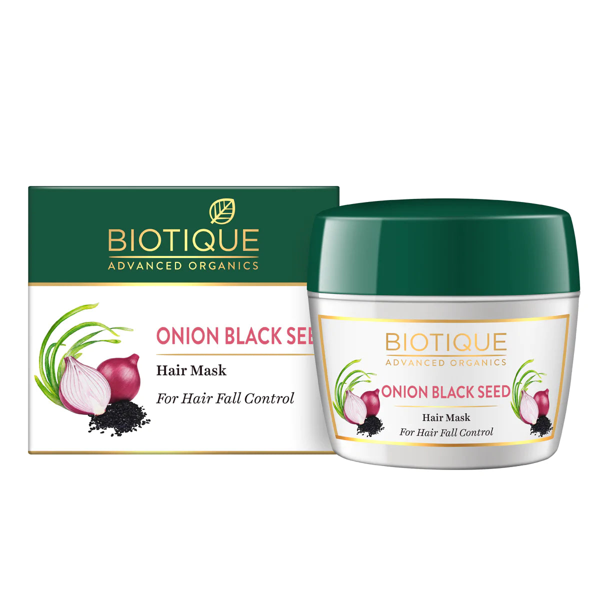 BIOTIQUE ADVANCED ORGANICS - ONION BLACK SEED HAIR MASK