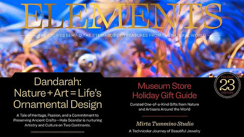 Elements Museum Store Holiday Gift Guide Catalog Cover