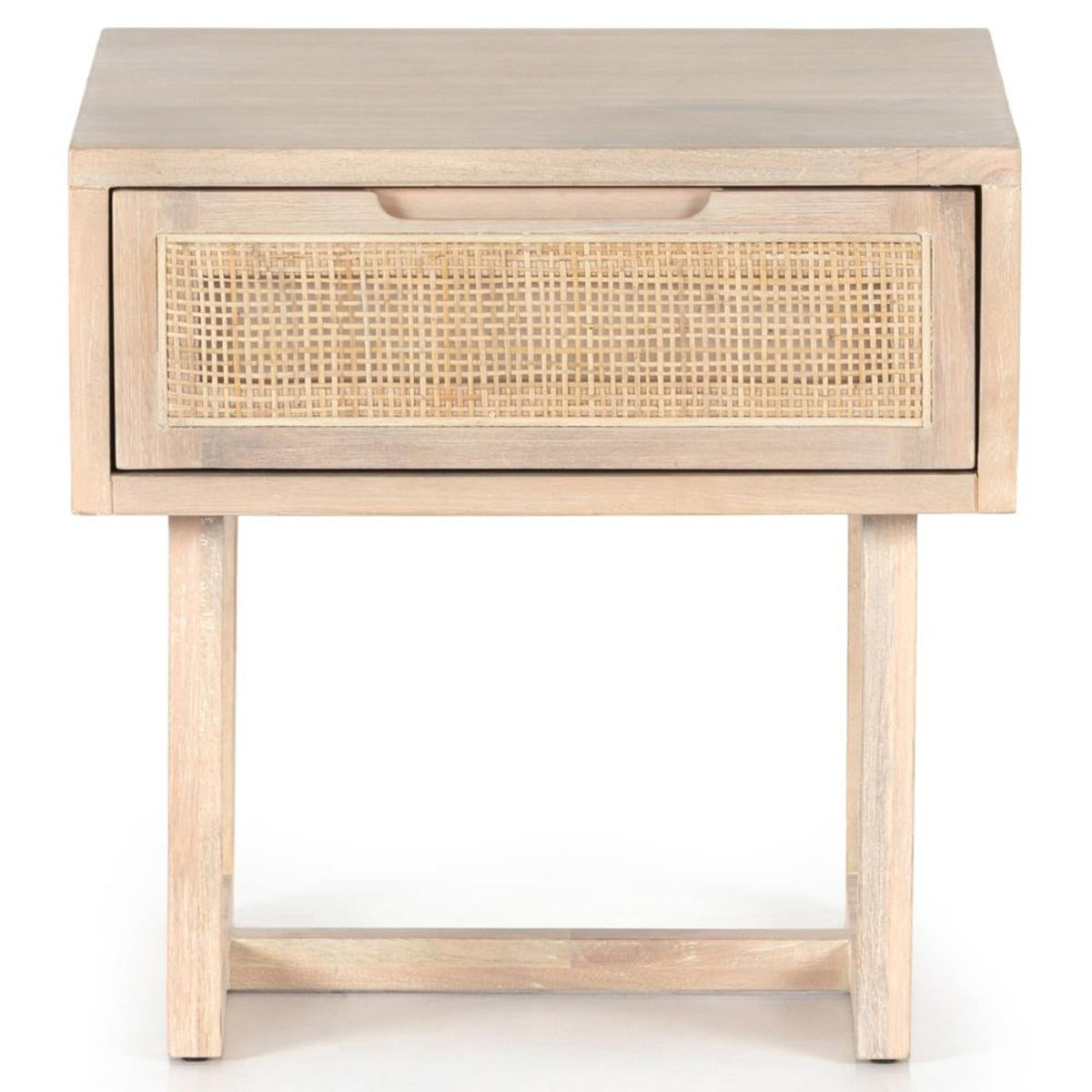 canework bedside table