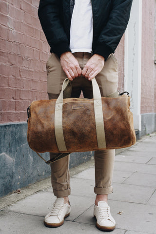 Small Leather Holdall