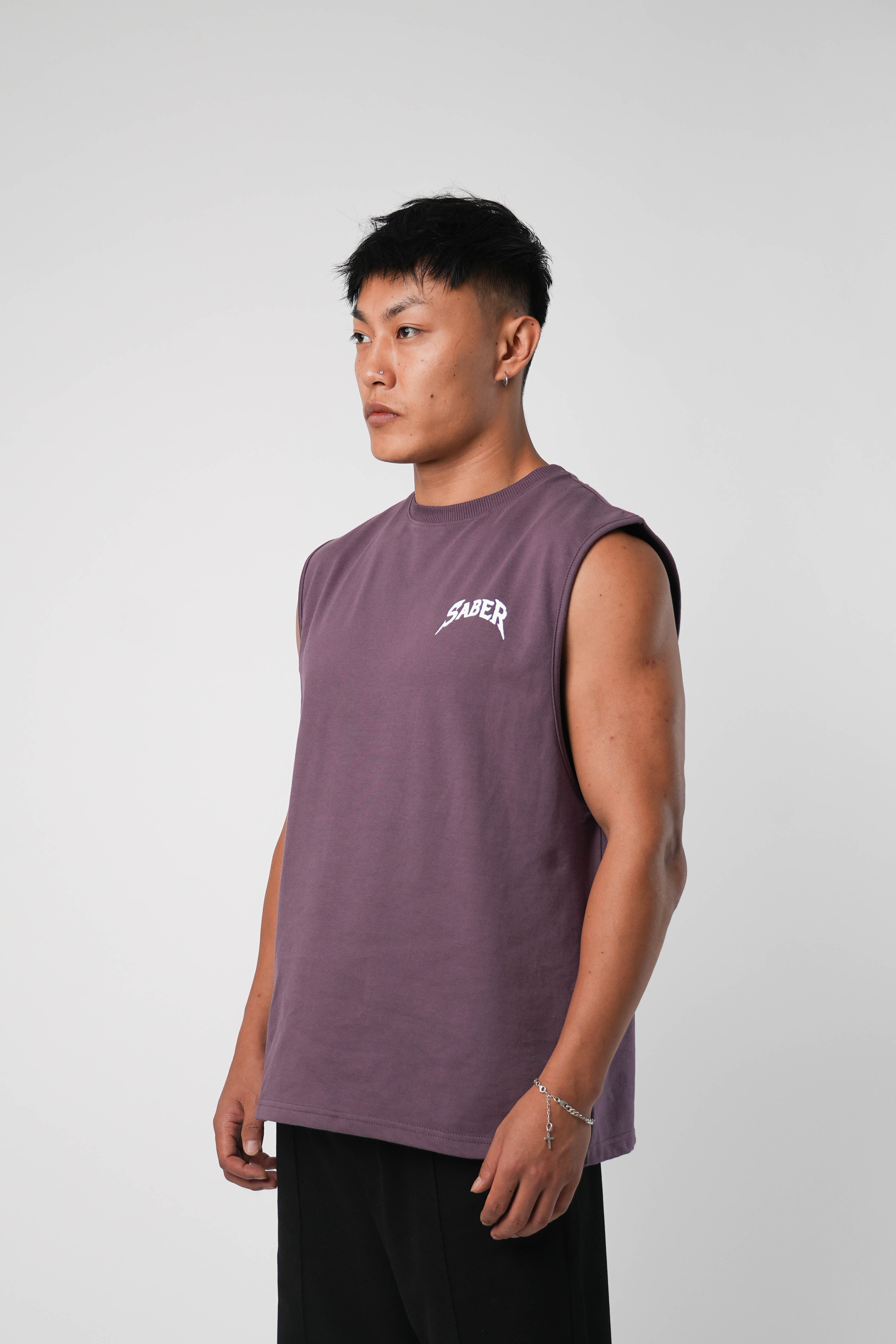 Gargoyle Cut Offs [Grape]-L