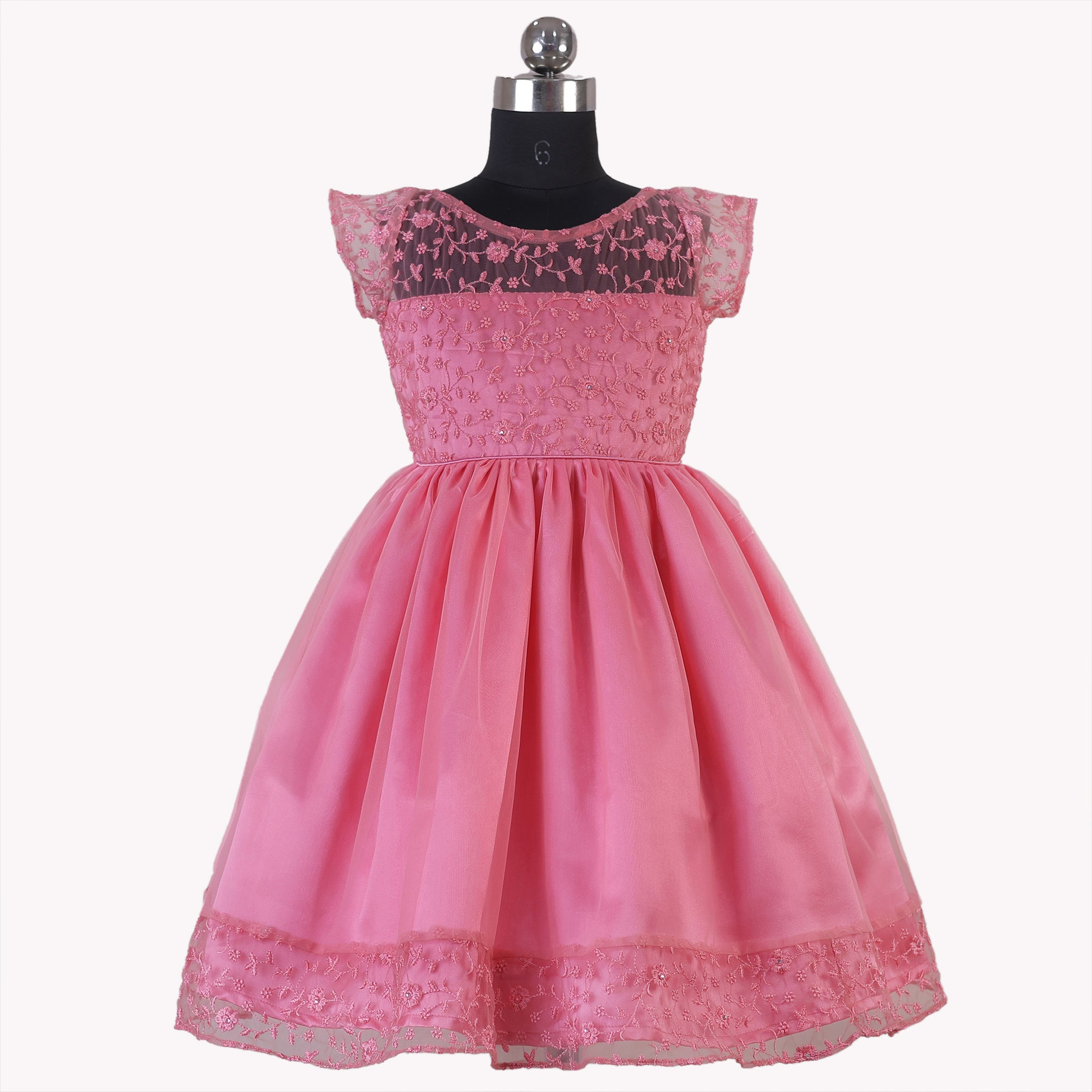 Buy Pink Designer Party Wear Western Gown | Gowns