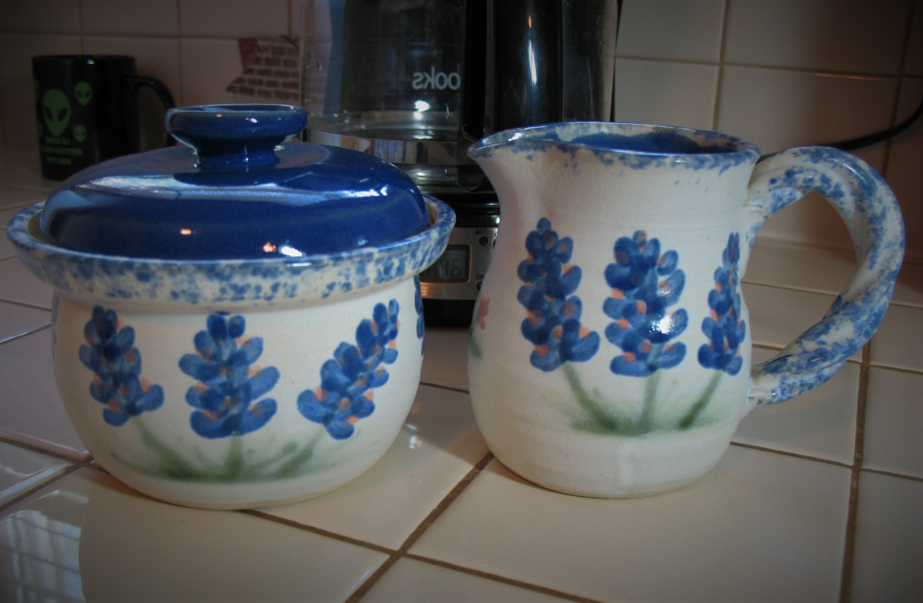 Small Cream Pitcher & Sugar Bowl Set — Mimi Stadler Pottery