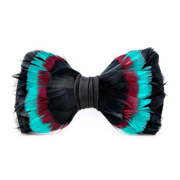 Original Feather Bow Tie in Big Spur by Brackish Bow Ties